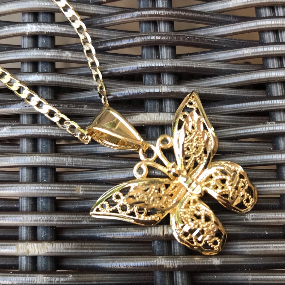 Brand New Butterfly Necklace